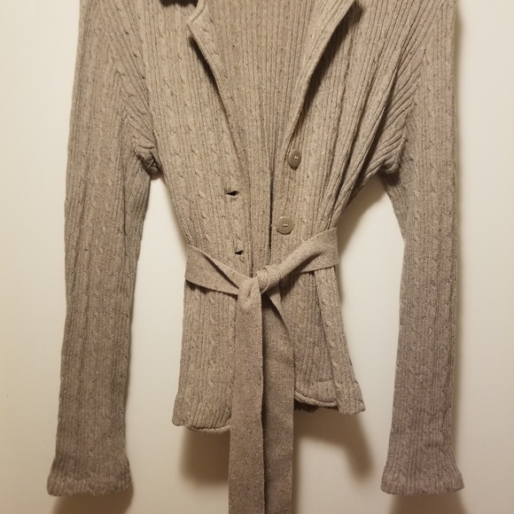 Tan Ribbed Sweater - Picture 2 of 2